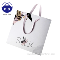 Custom Printing Recyclable Shopping Paper Handle Gift Bag
